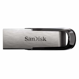 SanDisk Ultra Flair USB 3.0 Flash-Laufwerk 64 GB (robustes und elegantes Metallgehäuse, Passwortschutz, 150 MB/s Lesen) Schwarz - 1